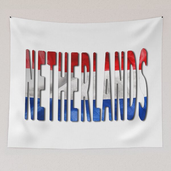 Item preview, Netherlands Word With Flag Texture designed and sold by MarkUK97.