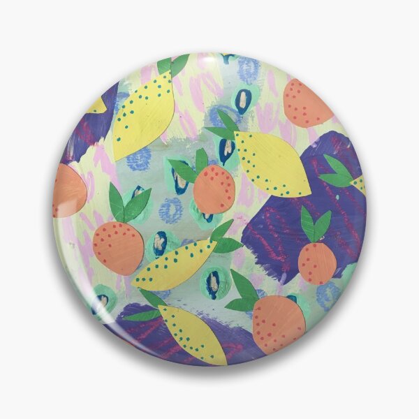 Item preview, Lemon and Orange Collaged Pattern designed and sold by katAiE.