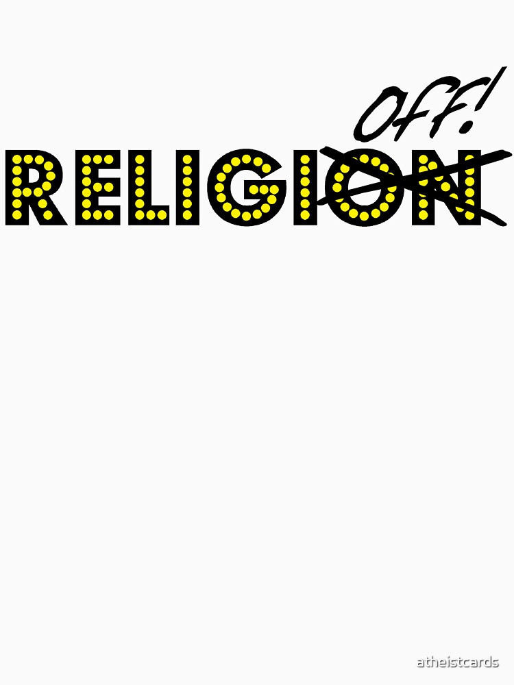 ReligiON-OFF by atheistcards