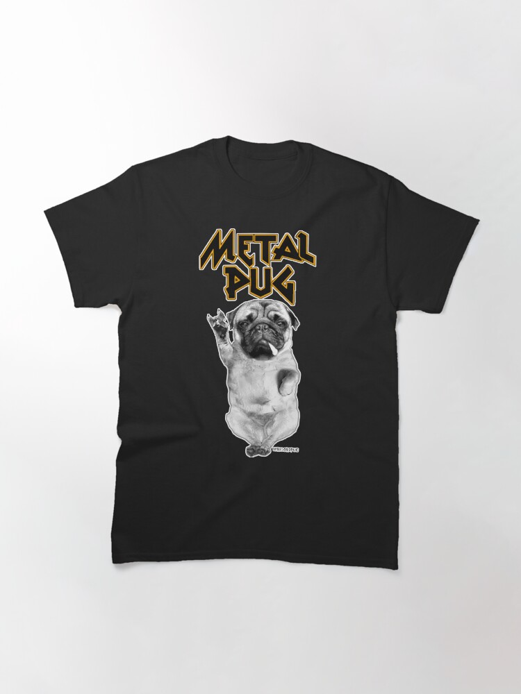 Alternate view of metal pug Classic T-Shirt