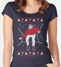 Christmas Hotline Bling Women's Fitted Scoop T-Shirt