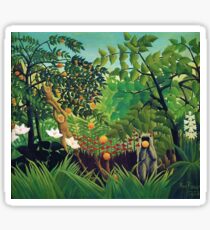 Henri Rousseau - Exotische Landschaft Sticker