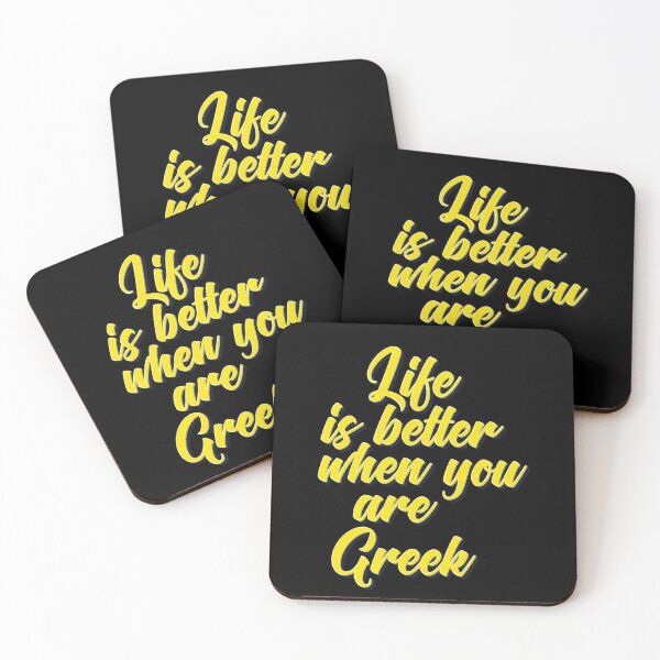 Item preview, Life Is Better When You Are A Greek designed and sold by ProjectX23.