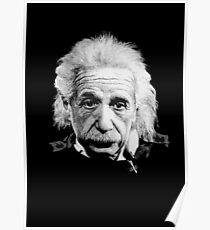 Albert Einstein E=mc² Illustration Poster