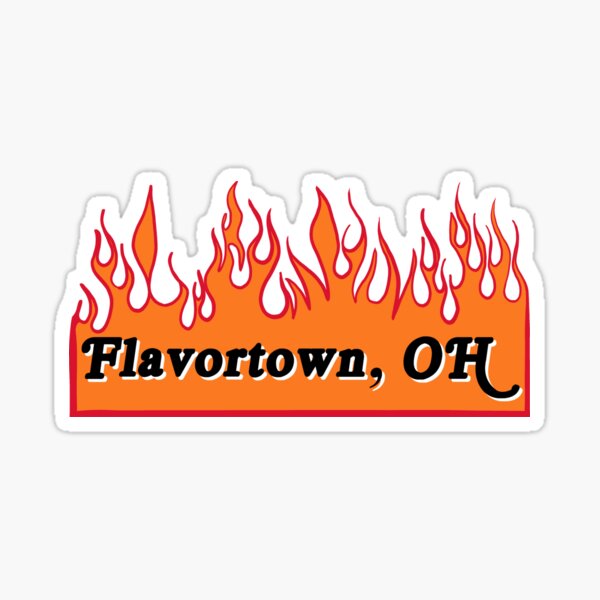 Flavortown, OH Sticker
