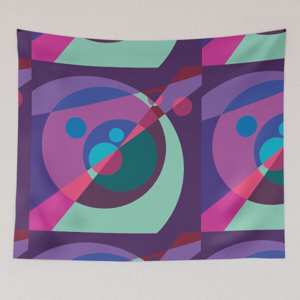 Item preview, Abstract futuristic painting, vector pattern versicolored background. designed and sold by MysticaLink.