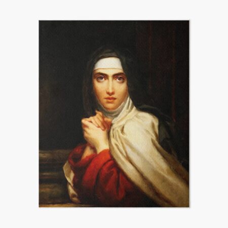 Saint Teresa of Avila Painting Art Board Print