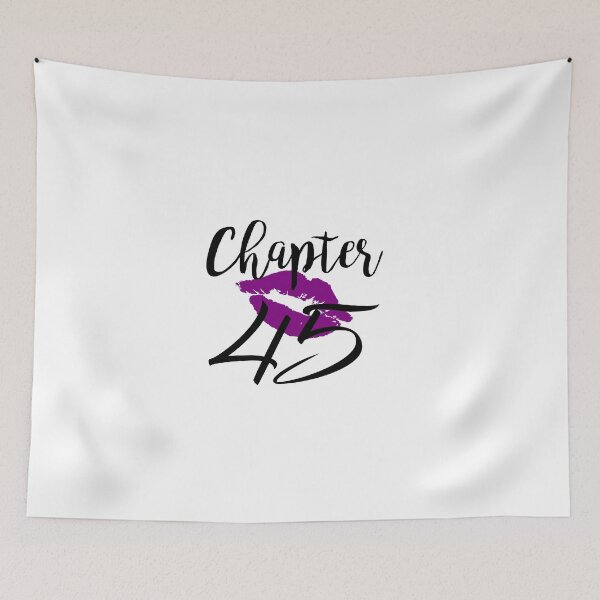 Item preview, Chapter 45 Kiss Birthday Glam Women Forty Five Anniversary Gift Lips Purple Lipstick designed and sold by clothesy7.