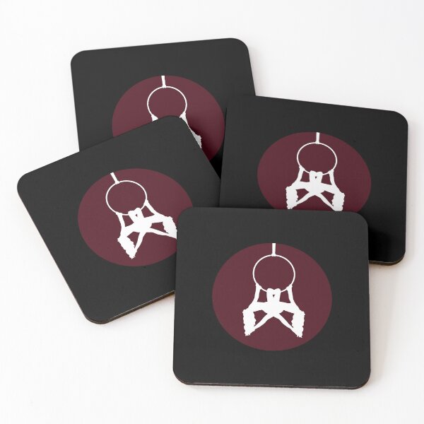 Item preview, Duo Hoop - Maroon/Black  designed and sold by DairEntmt.