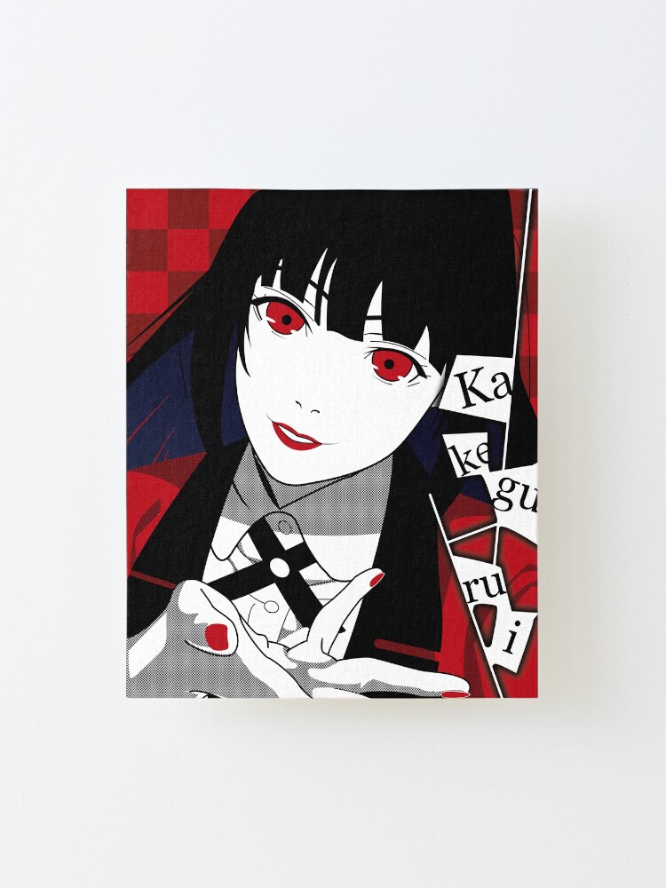 Kakegurui Mounted Print By Waltermed Redbubble