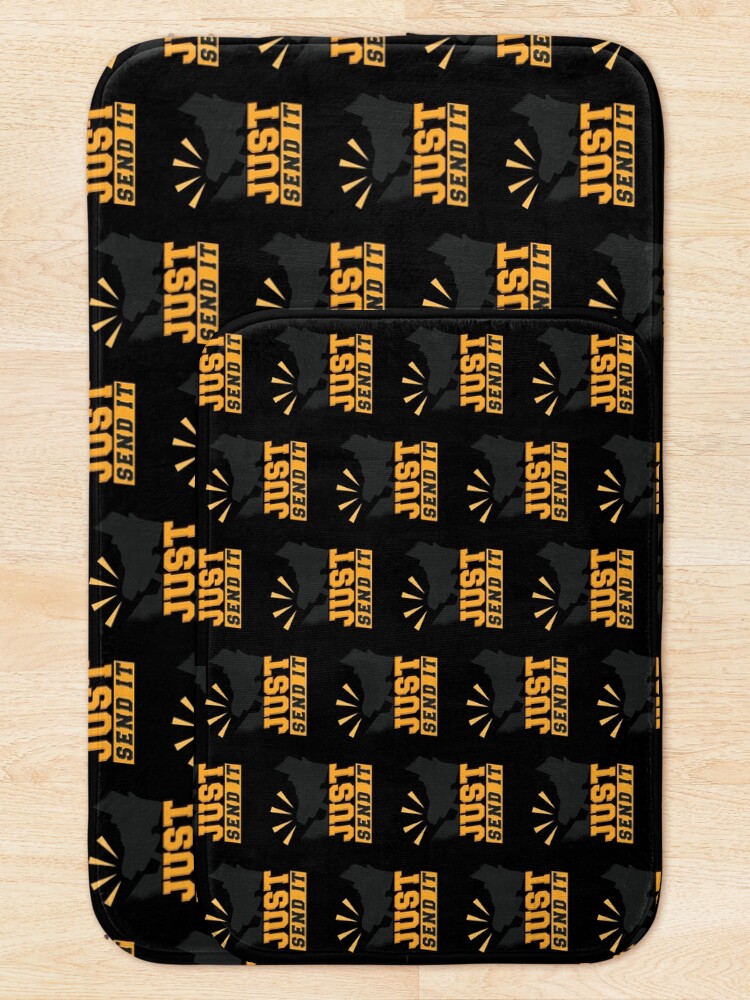 Thumbnail 5 of 6, Bath Mat, Just Send It designed and sold by DavinciStore21.