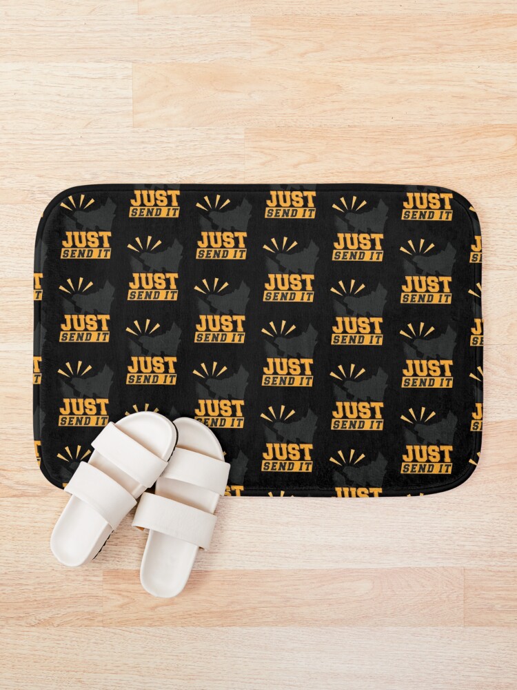 Thumbnail 1 of 6, Bath Mat, Just Send It designed and sold by DavinciStore21.