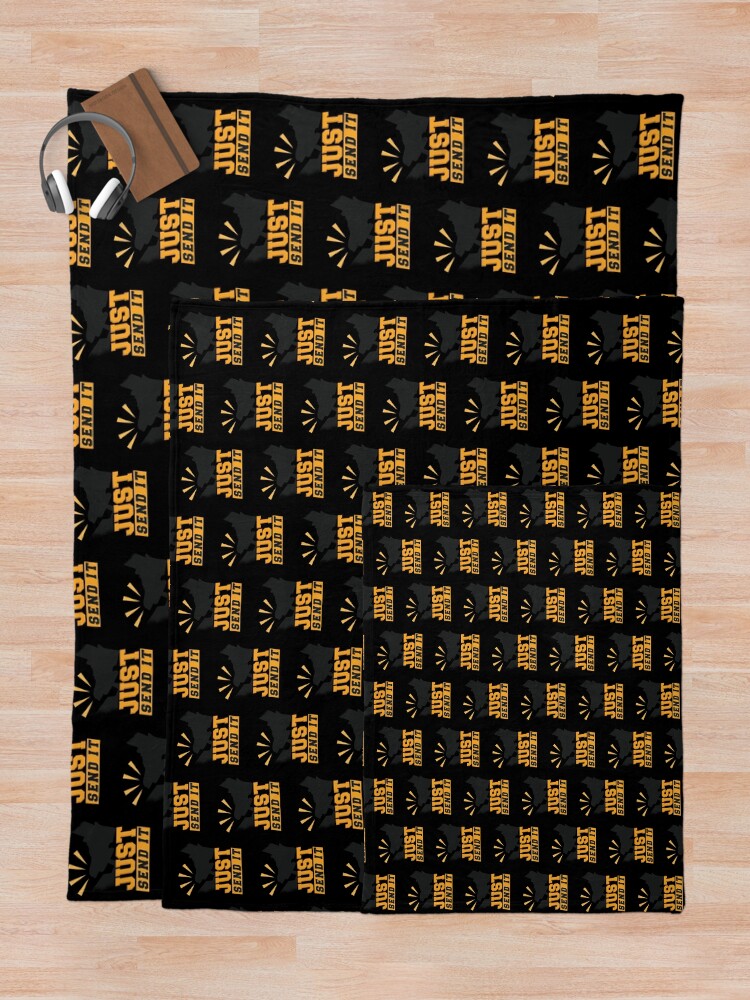 Thumbnail 5 of 6, Throw Blanket, Just Send It designed and sold by DavinciStore21.