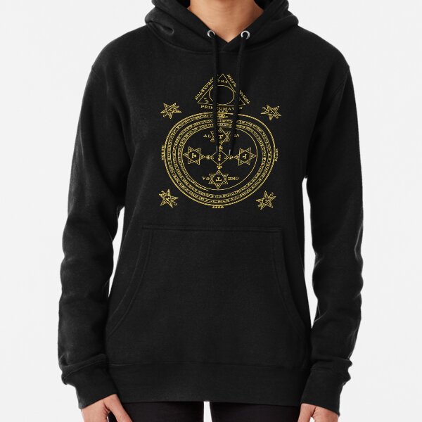 Buying Archangel Azrael Sigil Zip-Up Hoodie | Hooded Sweatshirt Solomon Seal Angel of Death Pagan Clothing Occult Clothing Kabbalah Hermetic Goetia