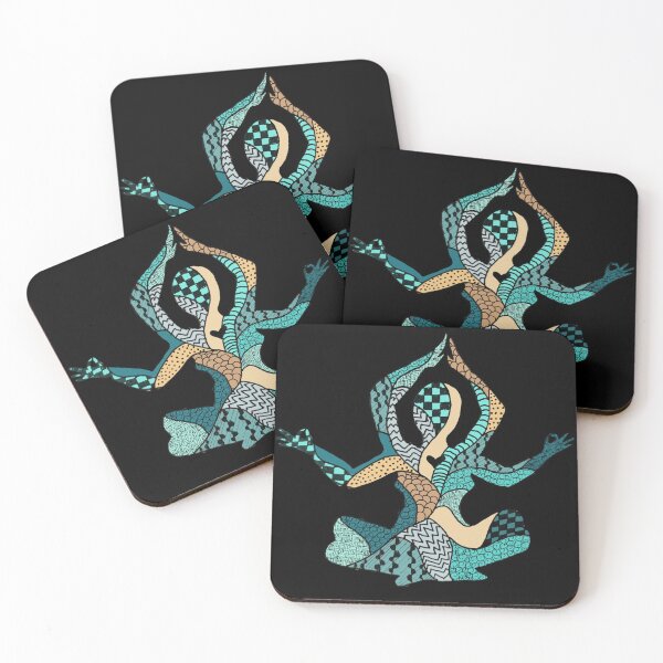 Item preview, Tequoise Meditation Patterned Godess designed and sold by OwenJaneArt.