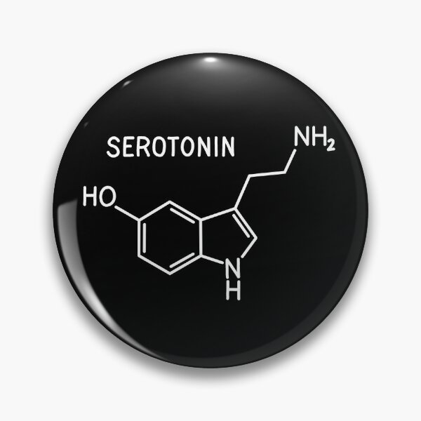 Item preview, Serotonin molecule designed and sold by ValentinaHramov.