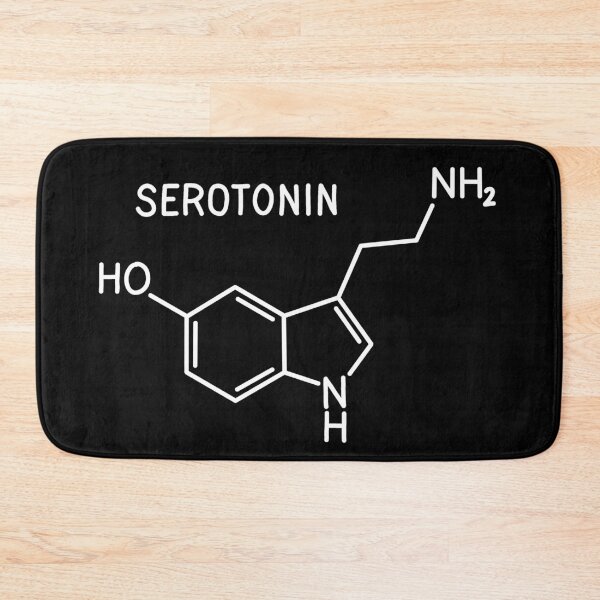 Item preview, Serotonin molecule designed and sold by ValentinaHramov.