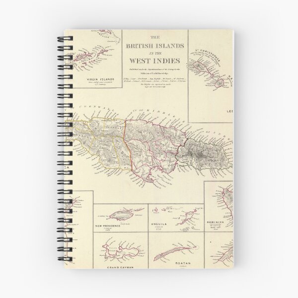 Item preview, Vintage British Caribbean Islands Map (1835) designed and sold by BravuraMedia.