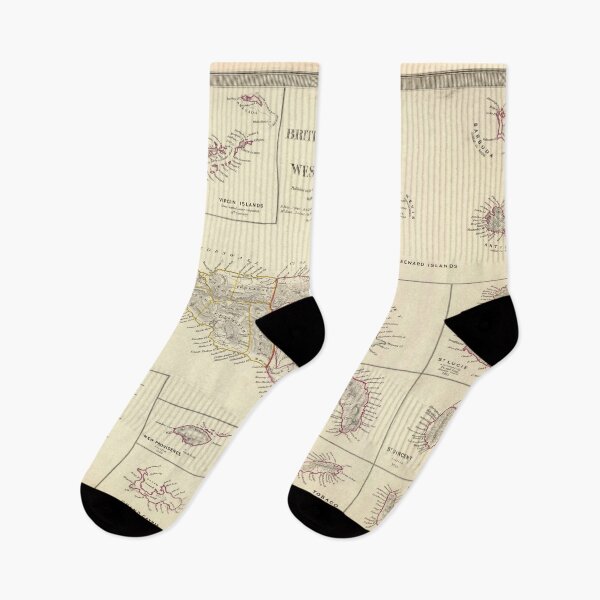 Item preview, Vintage British Caribbean Islands Map (1835) designed and sold by BravuraMedia.