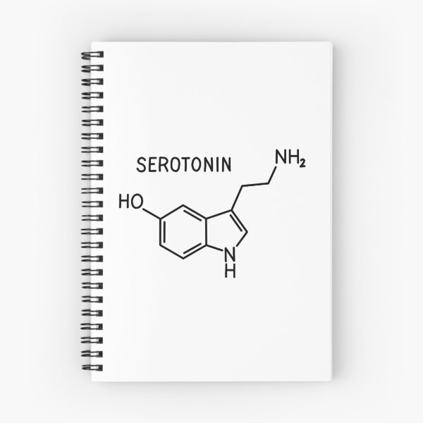 Item preview, Serotonin molecule designed and sold by ValentinaHramov.