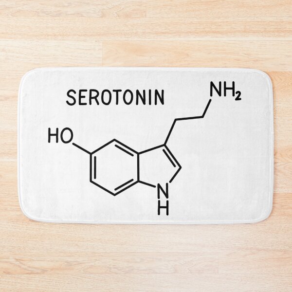 Item preview, Serotonin molecule designed and sold by ValentinaHramov.