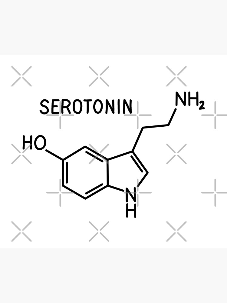 Serotonin Molecule Yoga Leggings - MOLECULE STORE