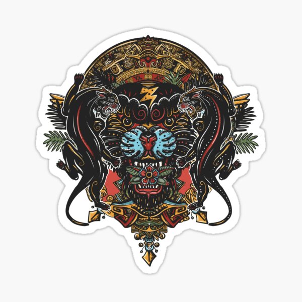 Black panthers Sticker