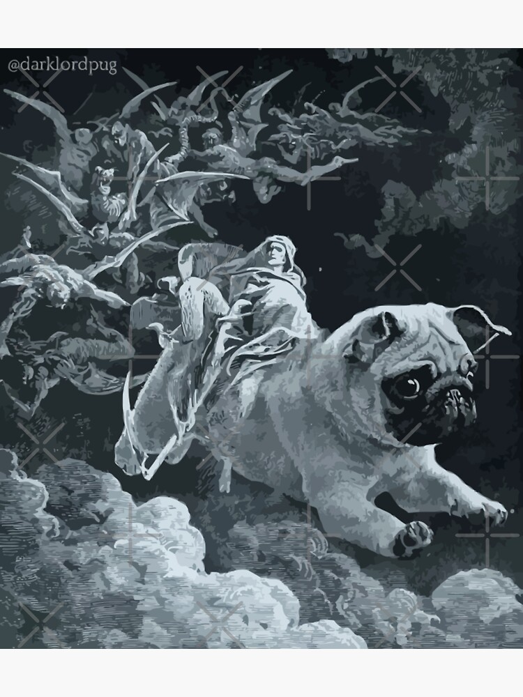 Death Rides a Pale Pug by darklordpug