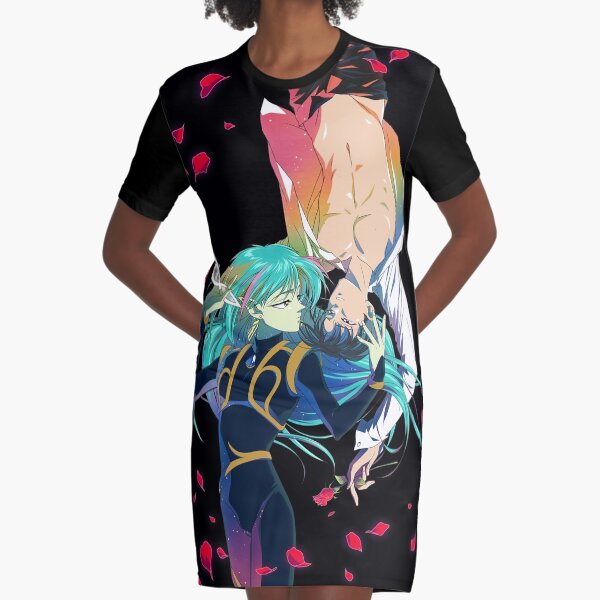 Fiore and Tuxedo Mask ~ Sailor Moon R - The Promise of the Rose LGTB Graphic T-Shirt Dress