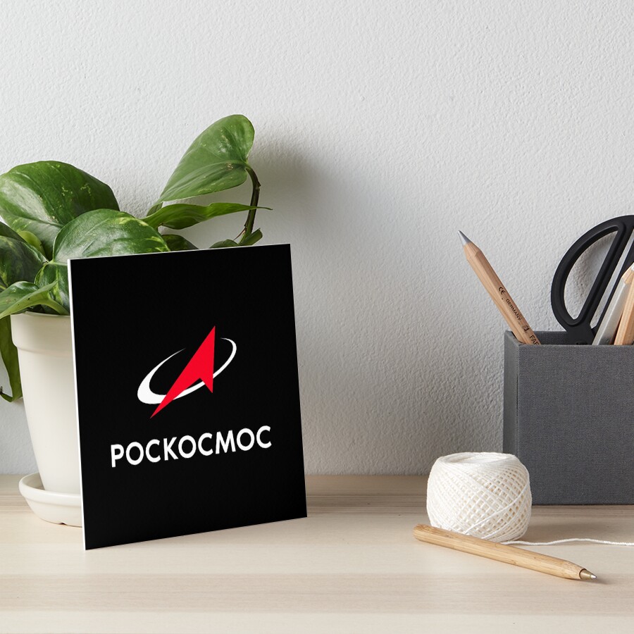 "Pockocmoc Russian Space Program Logo" Art Board Print by CrystalCrush