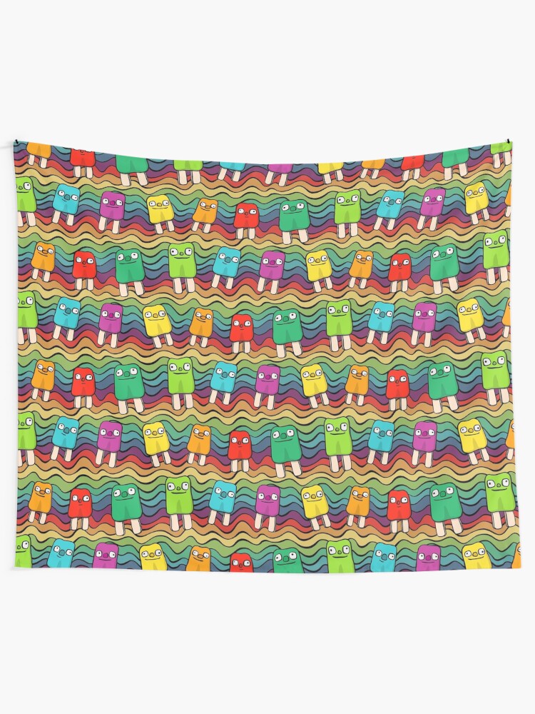 Alternate view of Frosty Friends Tapestry