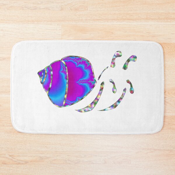 Item preview, Psychedelic Fractal Warm Rainbow Snail Shell designed and sold by grounds.