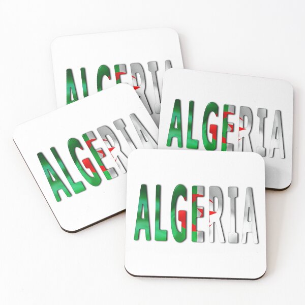 Item preview, Algeria Word With Flag Texture designed and sold by MarkUK97.