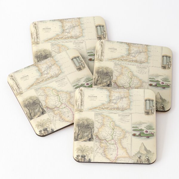 Item preview, Vintage British Colonies of South America Map (1872) designed and sold by BravuraMedia.