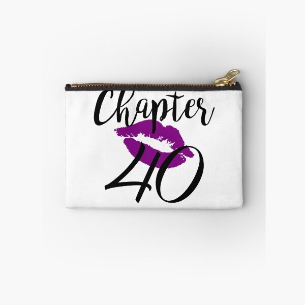 Item preview, Chapter 40 Kiss Birthday Glam Women Forty Fortieth Anniversary Gift Lips Purple Lipstick designed and sold by clothesy7.