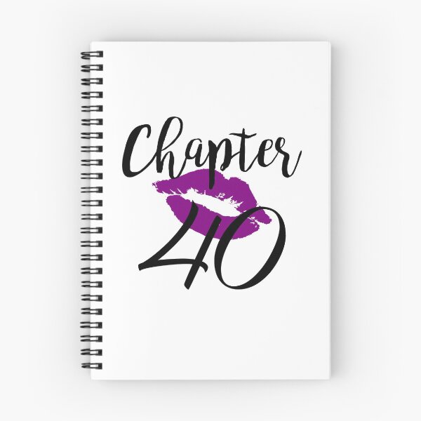 Item preview, Chapter 40 Kiss Birthday Glam Women Forty Fortieth Anniversary Gift Lips Purple Lipstick designed and sold by clothesy7.