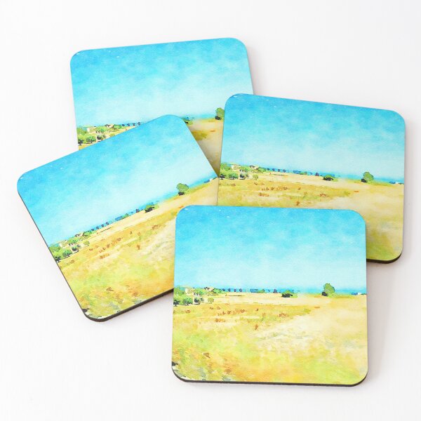 Item preview, Marine landscape with country from train window designed and sold by Giuseppe Cocco.
