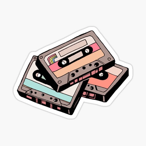 Casette Tapes Sticker