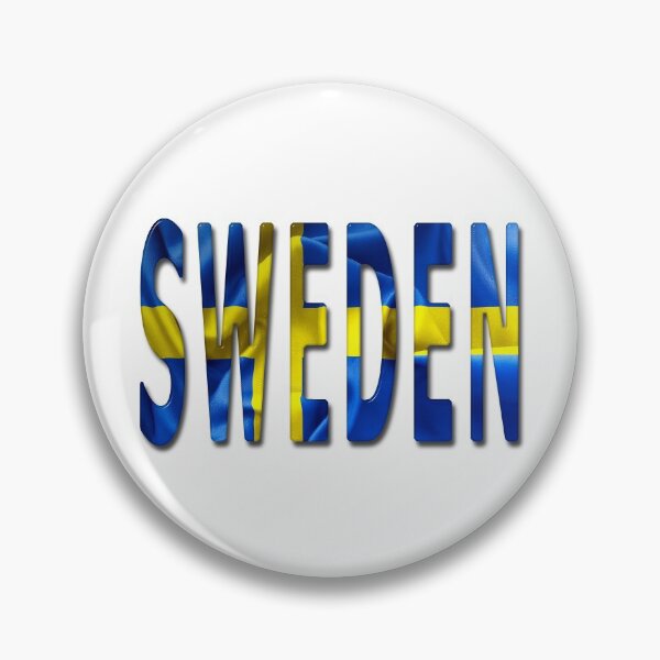 Item preview, Sweden Word With Flag Texture designed and sold by MarkUK97.