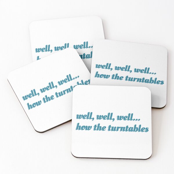 Item preview, well, well, well...how the turntables || the office, sticker, design, tv designed and sold by mass-stickers.