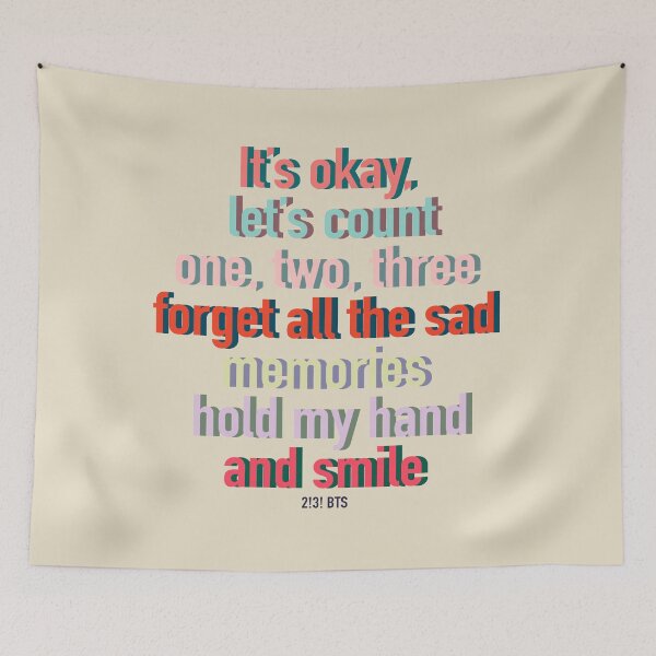 Item preview, it's okay, hold my hand and smile designed and sold by maymayma.