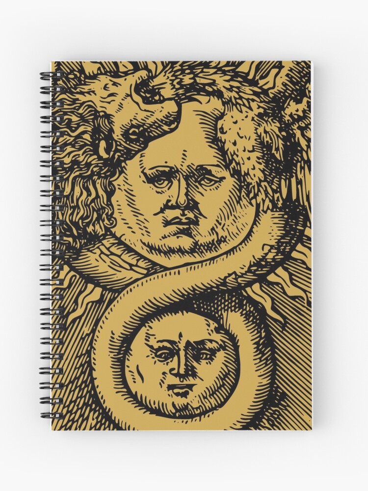 Celestial Journal Notebook Alchemy Sun Moon  