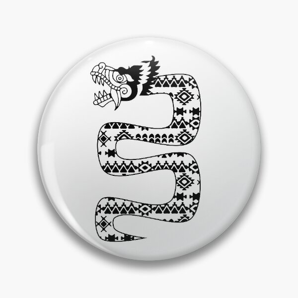 Item preview, Aztec Tribal serpent dragon Black designed and sold by Jake Purcell.