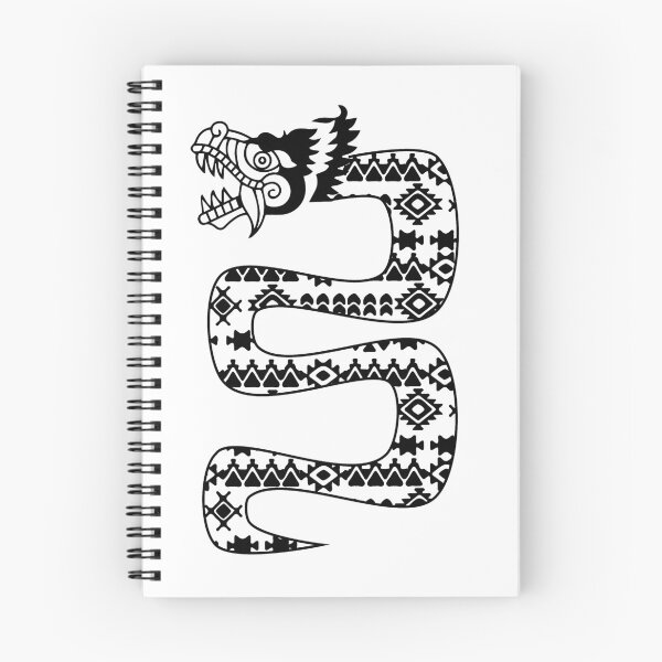 Item preview, Aztec Tribal serpent dragon Black designed and sold by Jake Purcell.