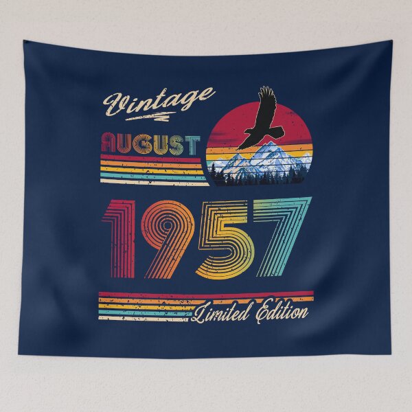 Item preview, Vintage August 1957 Birthday designed and sold by GreenSplash.