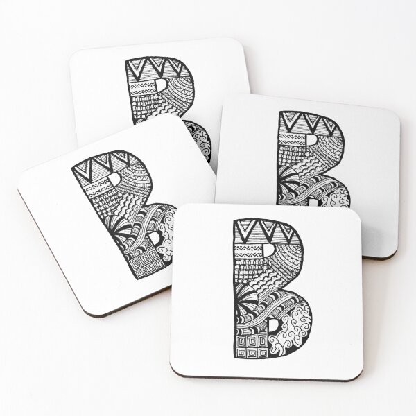 Item preview, Zentangle Letter B designed and sold by jsh-designs.