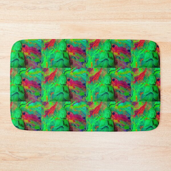 Item preview, Colourful Green Buddha Artwork Image  designed and sold by Andrew Morrell.