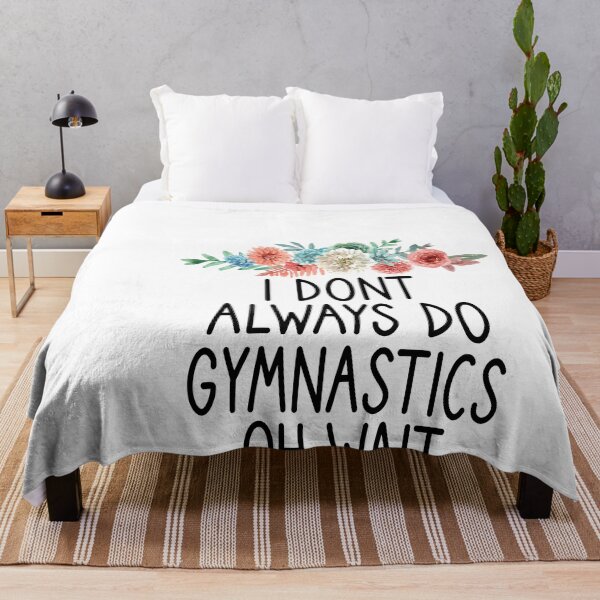 Item preview, i dont always do gymnastics oh wait yes i do: funny Gymnastics - gift for women - cute Gymnast / girls gymnastics gift floral style idea design designed and sold by Chamssou.