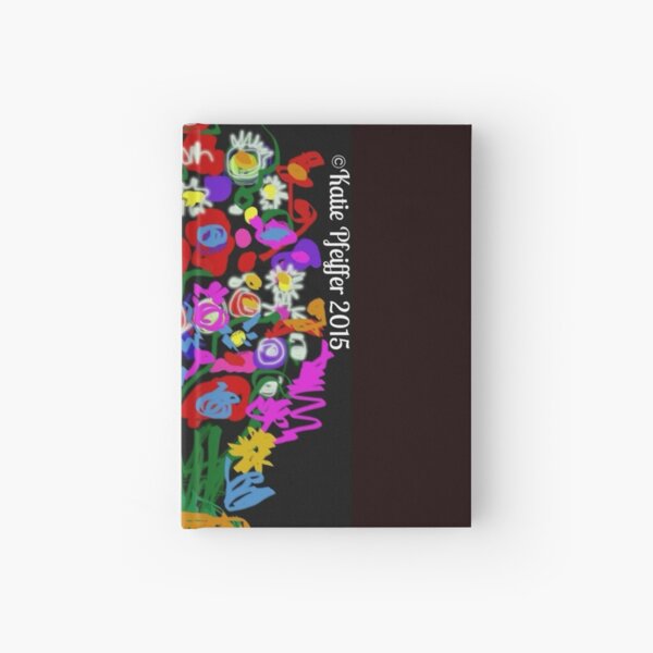 Mod Pop Art Flower Bouquet Hardcover Journal