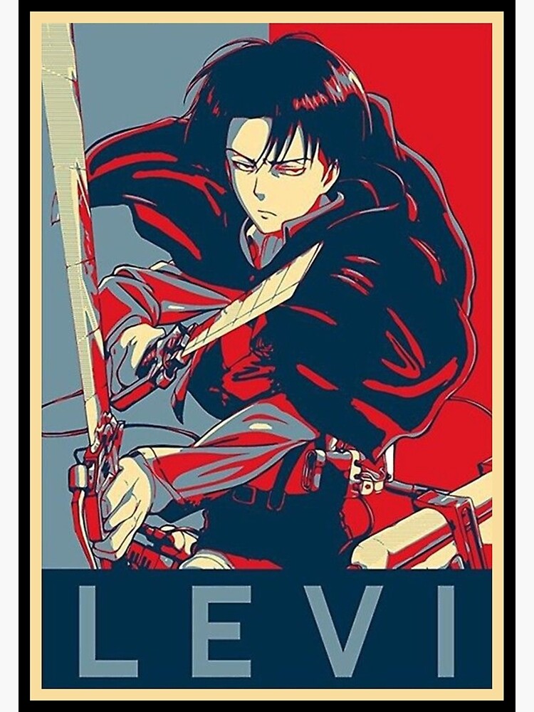 "LEVI ACKERMAN" Poster by kulidimsu | Redbubble